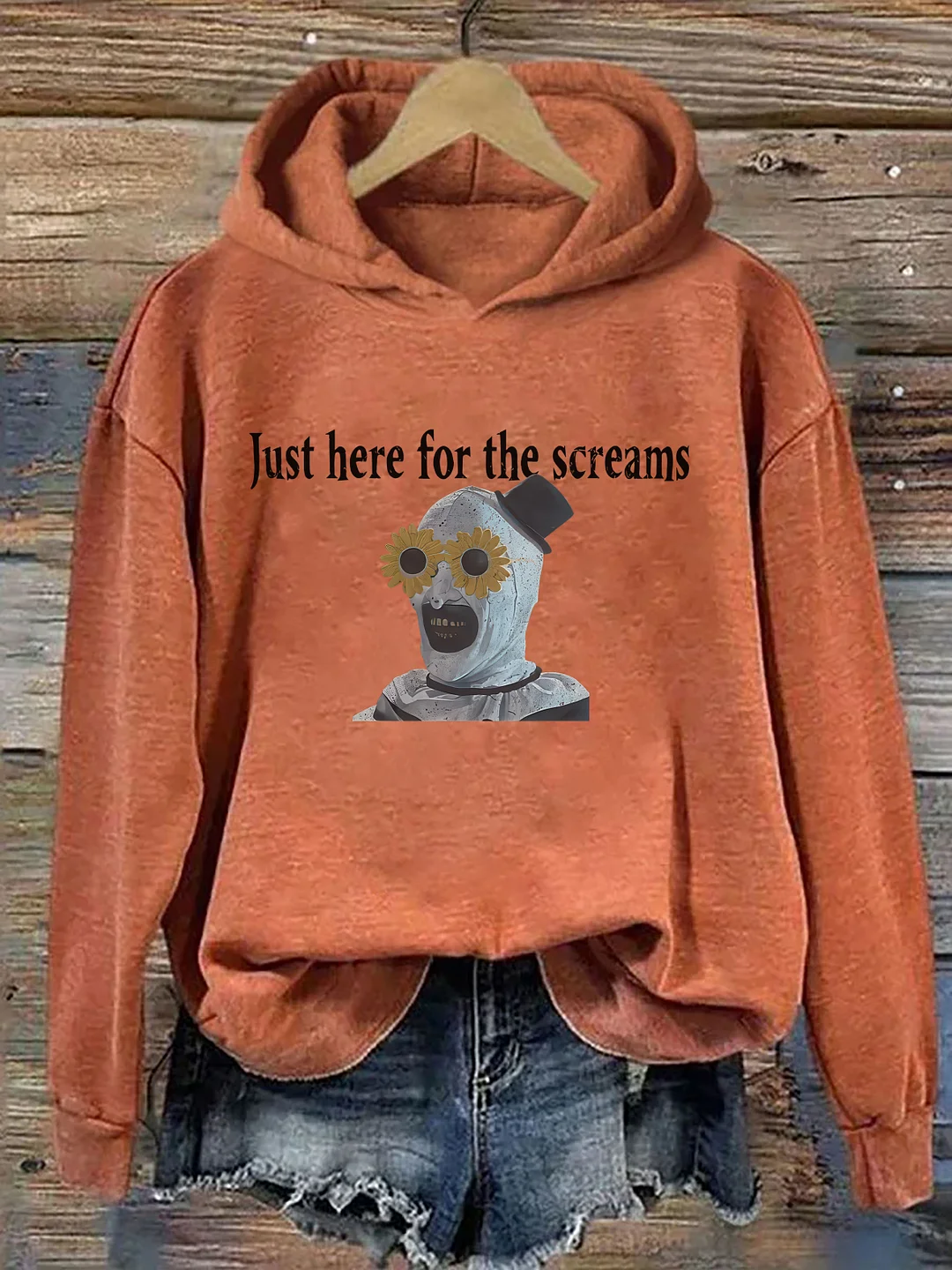 Just Here For The Screams Hoodie