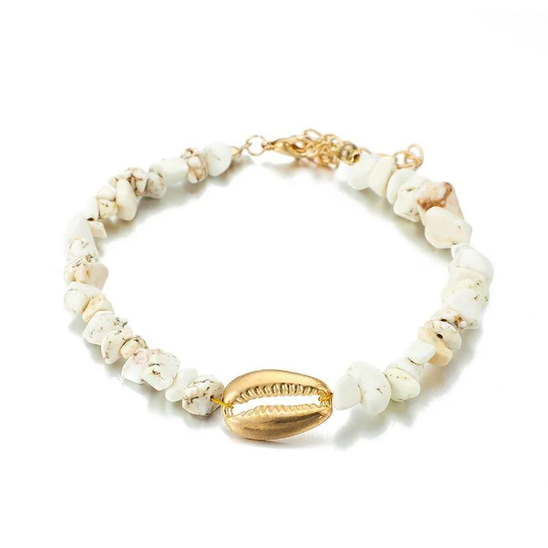 Bohemian Gravel Shell Anklet Wholesale Cheap Jewelry