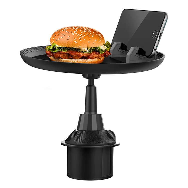 Adjustable Rotating Car Cup Holder Food Tray | IFYHOME