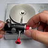 Professional Watchmaker Bench Grinding Machine, Infinitely Adjustable Mini Polisher for Horology & Micro Craft Tools
