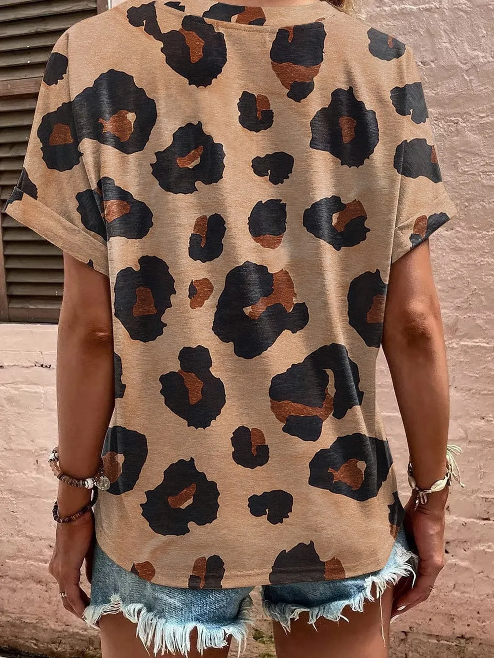 Casual Leopard Print T-Shirt