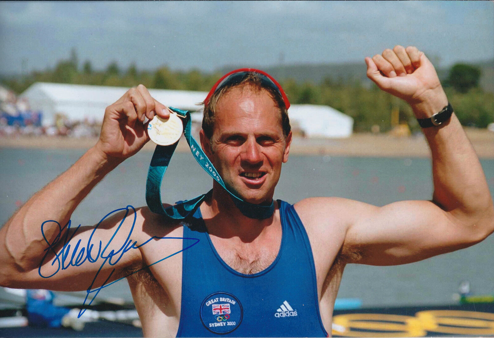 Sir Steve REDGRAVE Signed Photo Poster painting Autograph AFTAL COA Sydney OLYMPICS Rower