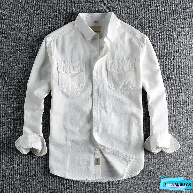 Frank Hardy Classic Long Sleeve Cotton Shirt