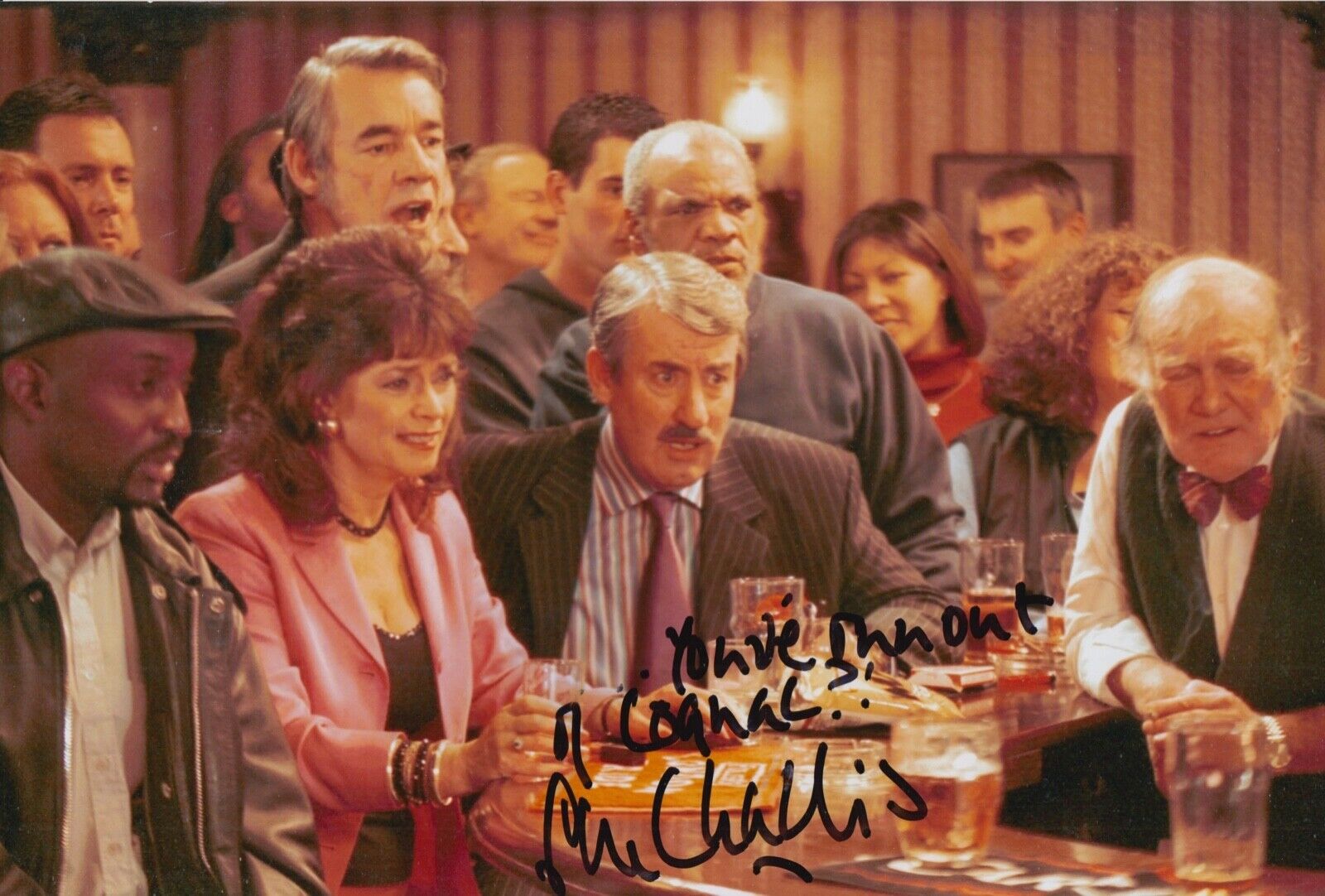 JOHN CHALLIS HAND SIGNED 12X8 Photo Poster painting TV AUTOGRAPH ONLY FOOLS AND HORSES 2
