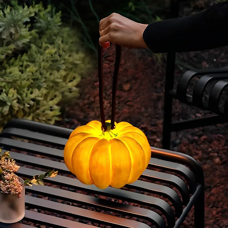 Portable Resin Pumpkin LED Waterproof USB Chargeable Outdoor Lights - Appledas