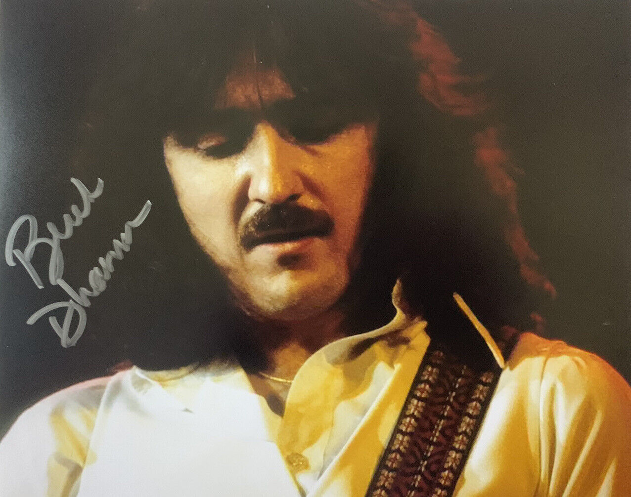 BUCK DHARMA SIGNED 8x10 Photo Poster painting AUTOGRAPHED BLUE OYSTER CULT LEAD SINGER + PROOF!!