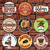 (Multi Style)Petrol - Round Metal Tin Signs(12*12Inch) - Garage