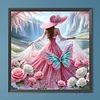 Diamond Painting -DIY Round Drill Elegant Beauty(40x40cm)