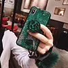 Hair Ball Airbag Bracket Diamond Huawei iPhone Samsung Case