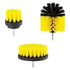 3Pcs Power Scrubber Drill Brush Attachment Set Electric Cleaning Scrub Brush Kit
