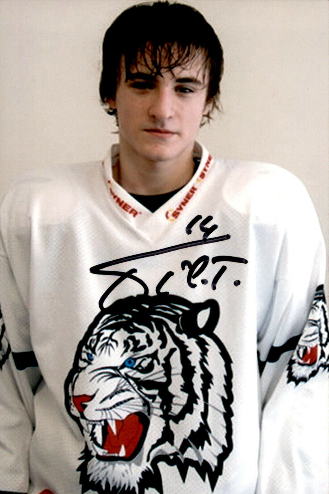 Tomas Filippi SIGNED 4x6 Photo Poster painting Quebec Remparts / Baie Comeau / CZECH REPUBLIC #3