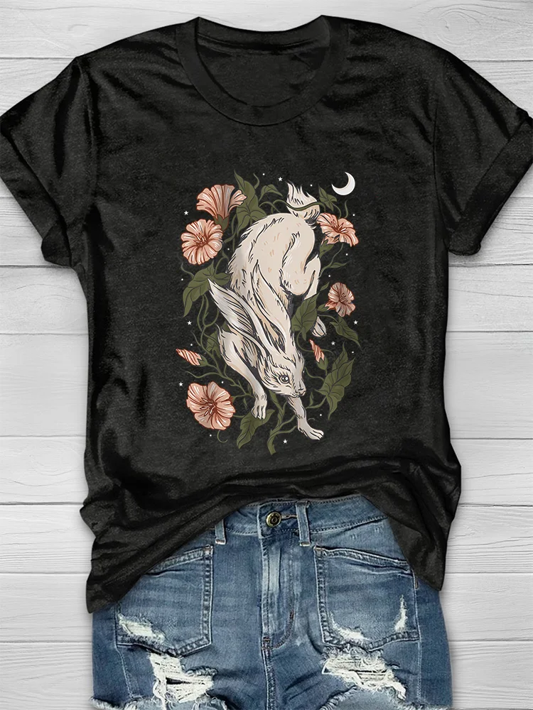 Forest Rabbit Unisex T-shirt