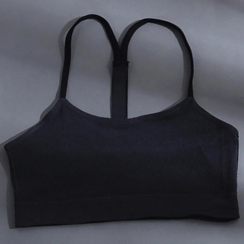 Backless Y Line Crop Top Women Brassiere Crystal Love Letter Sexy Tank Tops Female Tube Top Seamless Camisole Underwear for Girl