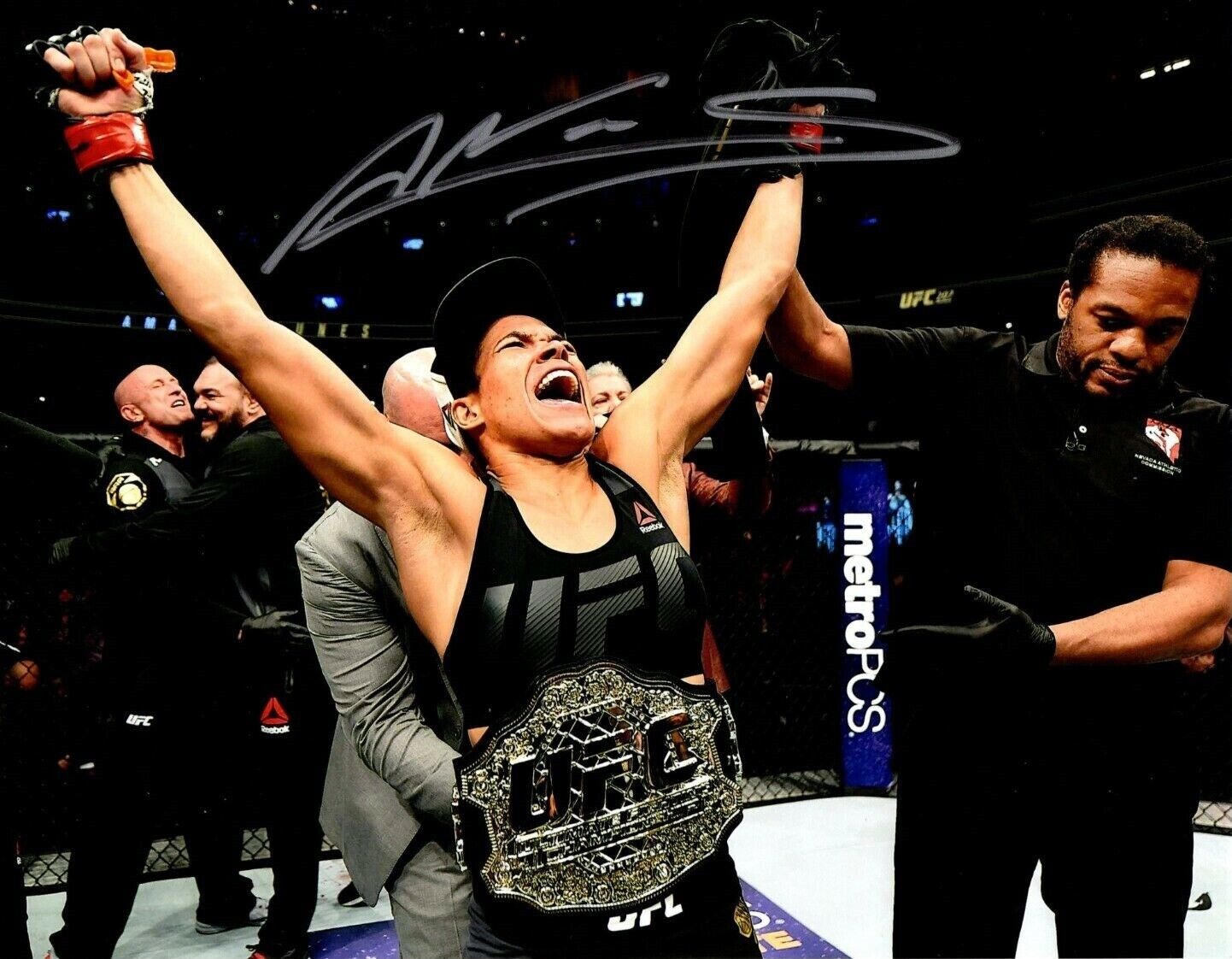 Amanda Nunes Autographed Signed 8x10 Photo Poster painting ( UFC ) REPRINT .