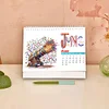 (US Local)2026 Diamond Painting Monthly Calendar Kit Diamond Art Calendar for DIY Crafts Party