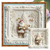 Santa Claus-11CT Stamped Cross Stitch 40*40cm/15.75*15.75in