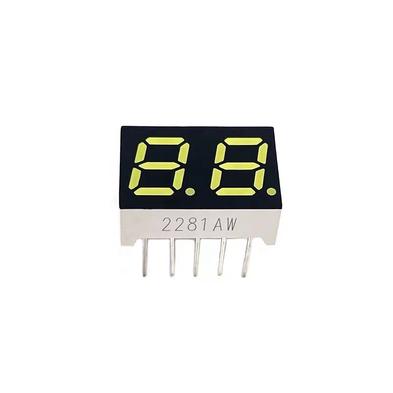 28 Segments Led 0.28 Inch 2 Digits 7 Segment LED Display 10*7*6mm