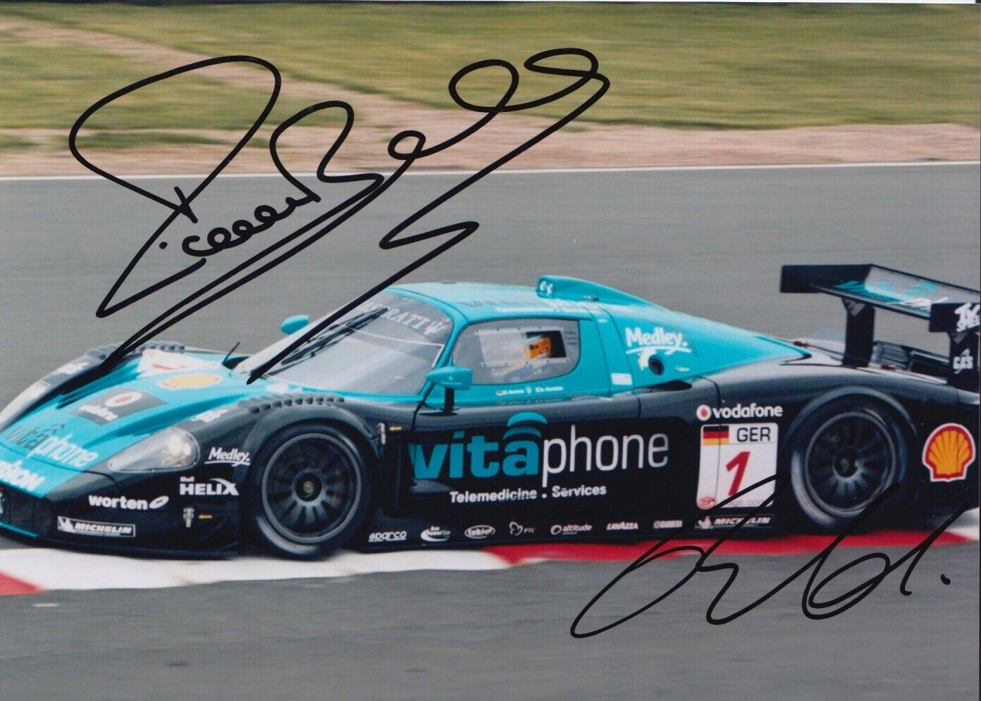 Bertolini and Bartels Hand Signed 7x5 Photo Poster painting - FIA GT Championship 6.