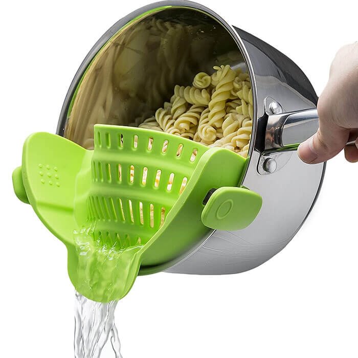 Silicone Clip on Food Strainer
