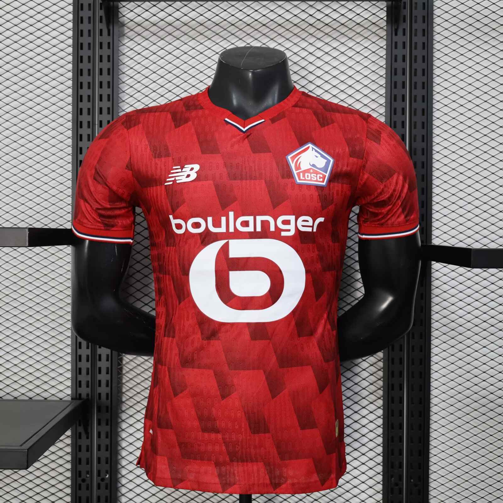 2025/2026 Player Version Lille Home Football Shirt（The player version jersey is a bit tight, please pay attention to the size selection）