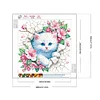Diamond Painting-DIY Crystal Rhinestone Kitten Through