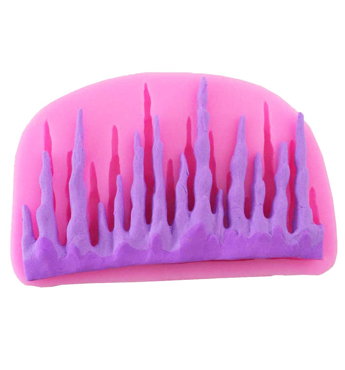 Ice Shape Fondant Cake  Chocolate Silicone Mould For Winter Themed Cake
