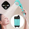 Outdoor Camping Shower Waterproof Rechargeable Portable Electric Shower Pump