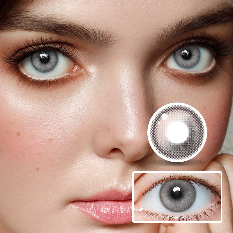 NEBULALENS Basque Roses Half Yearly Prescription Colored Contacts NEBULALENS