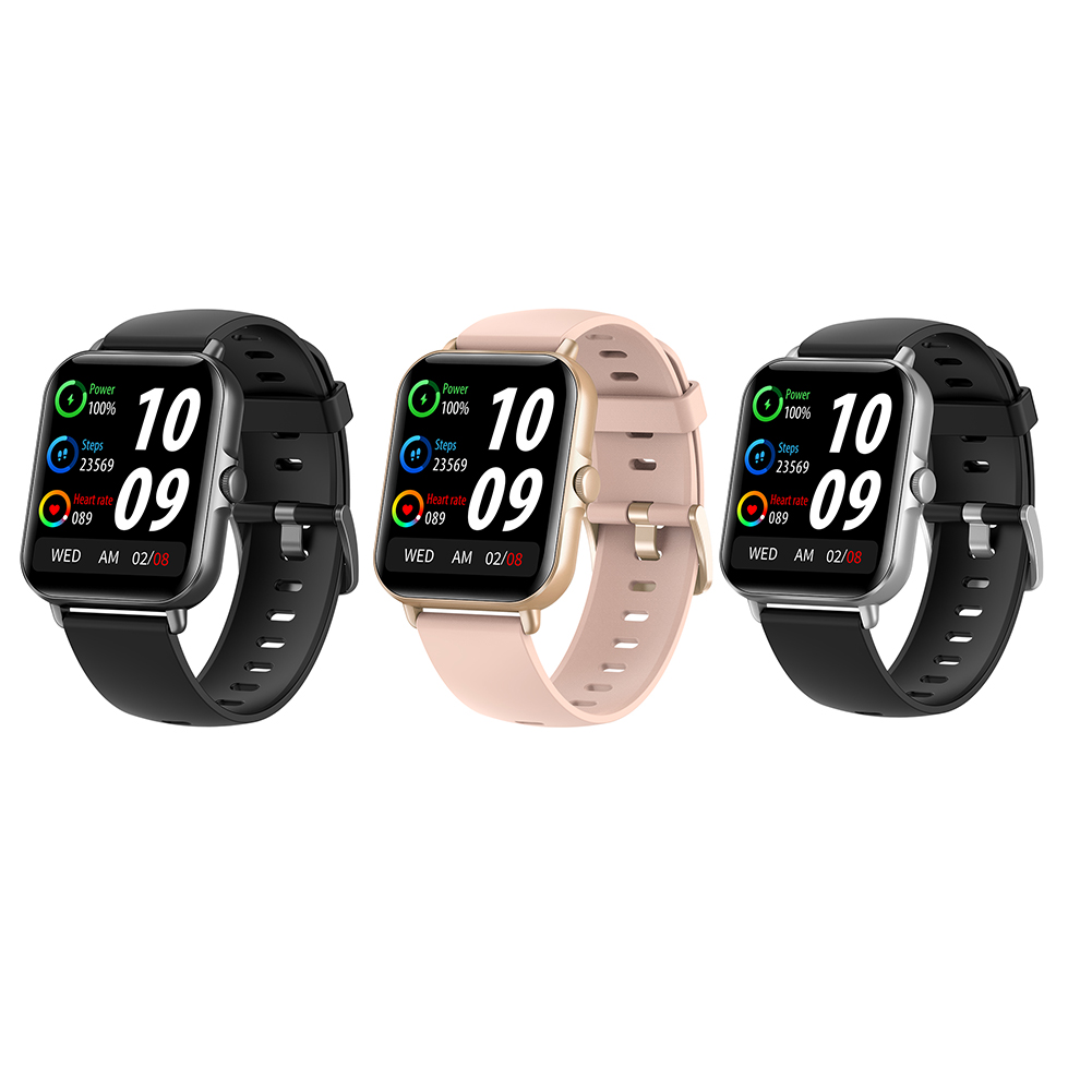 

Blood Pressure Heart Rate Watch Bluetooth-compatible Smart Wristband Watch, Gold, 501 Original
