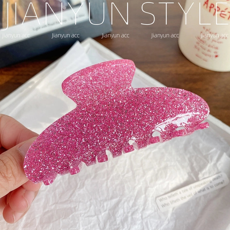 Casual Elegant Lady Women’s Solid Color Arylic Hair Claws