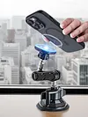 Magnetic Car Phone Holder 360 Rotation Metal Phone Holder for Car/Gym//Shower