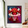 Dragon-11CT Stamped Cross Stitch Silk Thread 52*65cm/20.47*25.59in(Big Size)