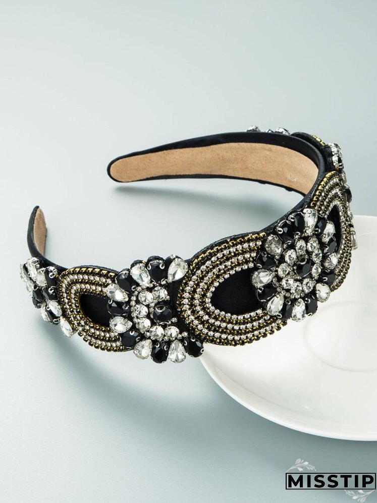 Rhinestone Decor Headband