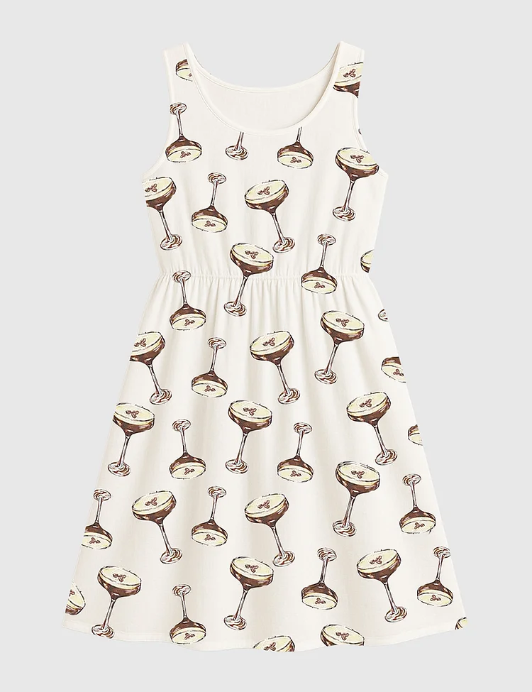 Women's Espresso Martini Sleeveless Dress