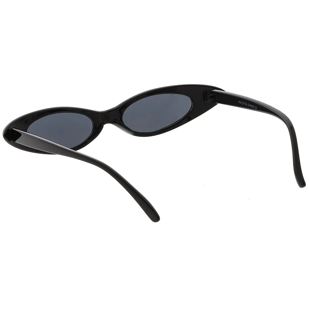 Pastel Thin Extreme Oval glasses Neutral Colored Oval Lens 47mm