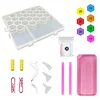 (US Local)120Pcs Diamond Embroidery Drill Mud Kit with Box Diamond Mosaic  Clay Set