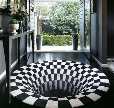 Vortex Illusion Rug