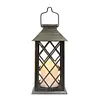 Retro Lantern Candle Twinkle Lamp LED Solar Light Garden Hanging Decoration