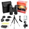 12x42 High Power Binoculars Bak4 Prism Low Light Night Vision Waterproof Outdoor Binoculars Suitable For Outdoor Activities Such As Traveling Hiking Hunting