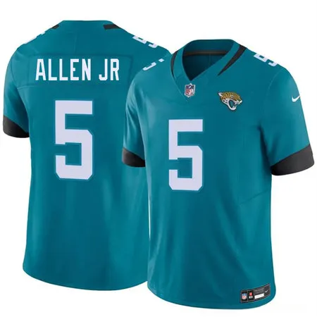 Youth Jacksonville Jaguars #5 LeQuint Allen Jr Teal 2026 NFL Draft Vapor F.U.S.E. Limited Jersey