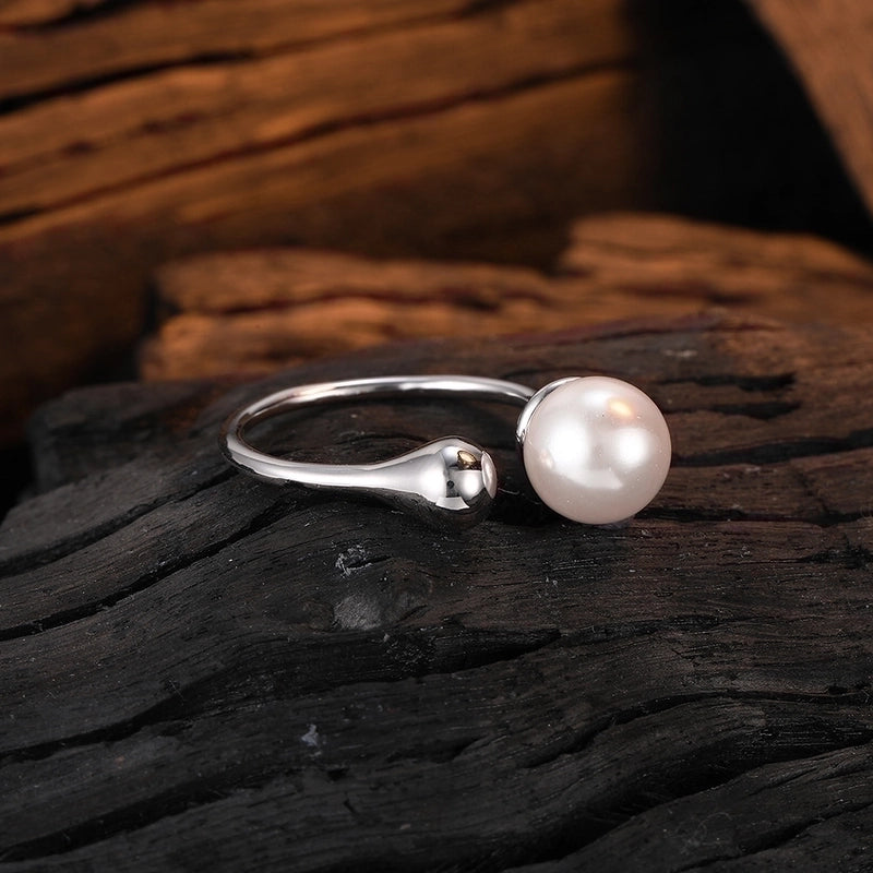 925 Sterling Silver C Shape Open Rings