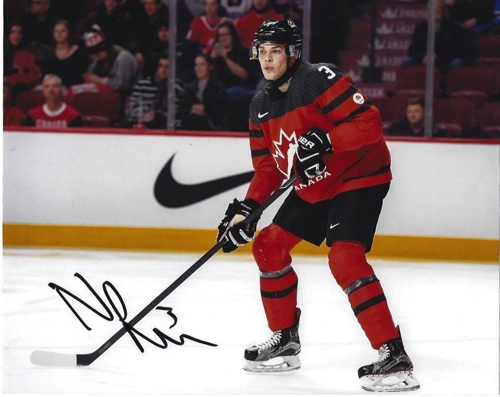 Team Canada Noah Juulsen Signed Autographed 8x10 Photo Poster painting COA A1