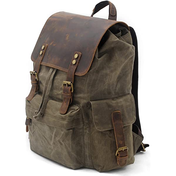 Best Flap Backpacks for School - Canvas Buckle Flap Backpack Top Picks