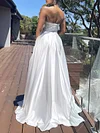 Sexy Slim Off-The-Shoulder Shiny Empire Split-Side Party Maxi Dress