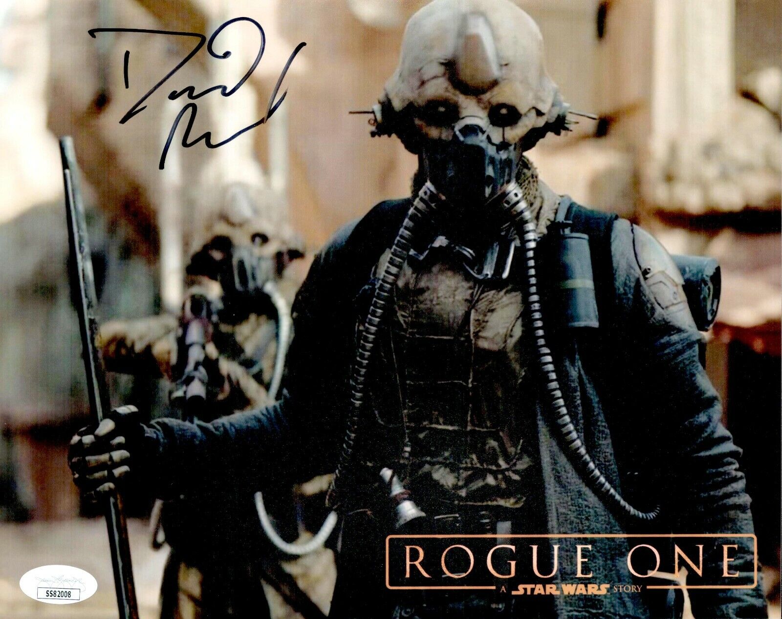 DAVID ACORD Signed 8x10 STAR WARS ROGUE ONE Photo Poster painting Autograph JSA COA