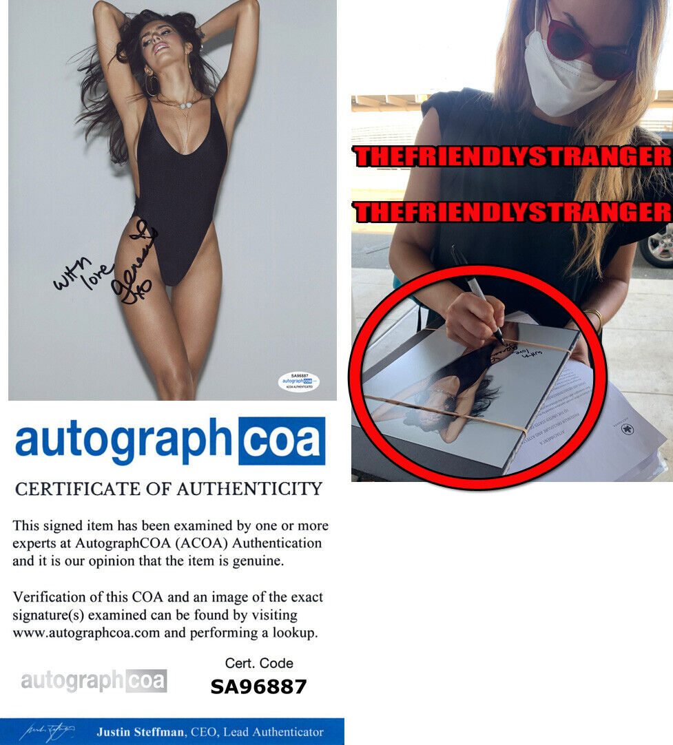 GENESIS RODRIGUEZ signed 8X10 Photo Poster painting EXACT PROOF c SEXY Umbrella Academy ACOA COA