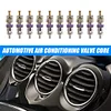 10pcs/lot Universal Copper R134a Car Auto A/C Air Conditioning Valve Cores