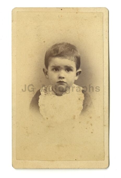 19th Century Children - 1800s Carte-de-visite Photo Poster painting - Davis Bros. of Portsmouth