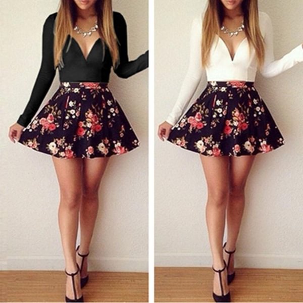 Spring Autumn Women's Sexy Casual Cocktail Party Autumn Long Sleeve Short Slim Dress White Patchwork Bodycon Girl Dresses Vestidos