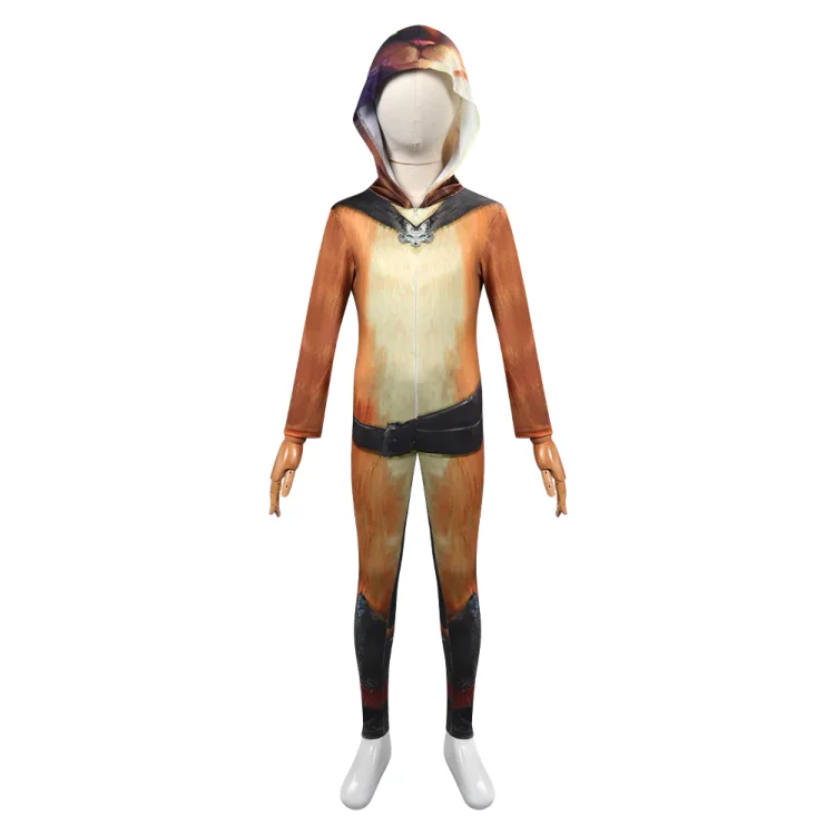 Female Puss in Boots Cosplay Costume Halloween Carnival Party Disguise Suit The Last Wish Printed jumpsuit